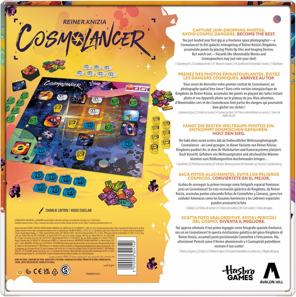 Cosmolancer, un jeu de société stratégique de Reiner Knizia
