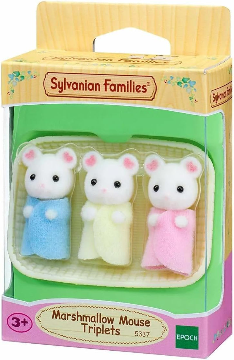 Sylvanian Families L5337 Triplettes de souris guimauve - Figurines de maison de poupée Naty Shop Dolls Titre par défaut