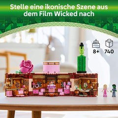LEGO Wicked Glinda et Elphaba's Bedroom - Maison de poupée avec 2 mini poupées Les Sorcières d'Oz, des accessoires sympas dont des fleurs et des tenues - Jouet créatif pour les filles de 8 ans et plus et les fans - 75683 Jeux de construction Besuche den LEGO-Store