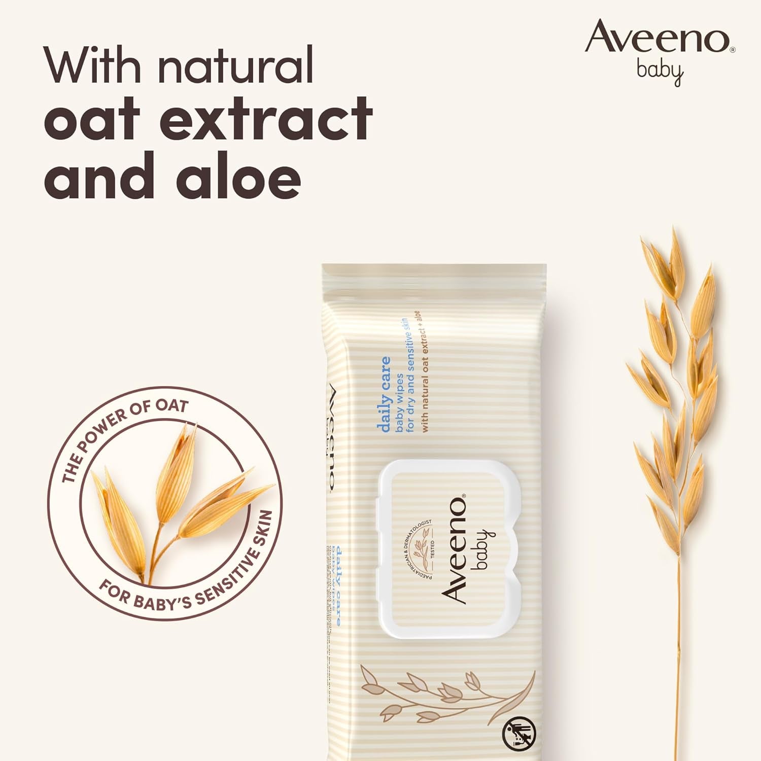 Lingettes humides Daily Care, nettoient en douceur et efficacement les peaux sensibles, essentiels pour bébé, blanches, 12 pièces (total 864 lingettes)