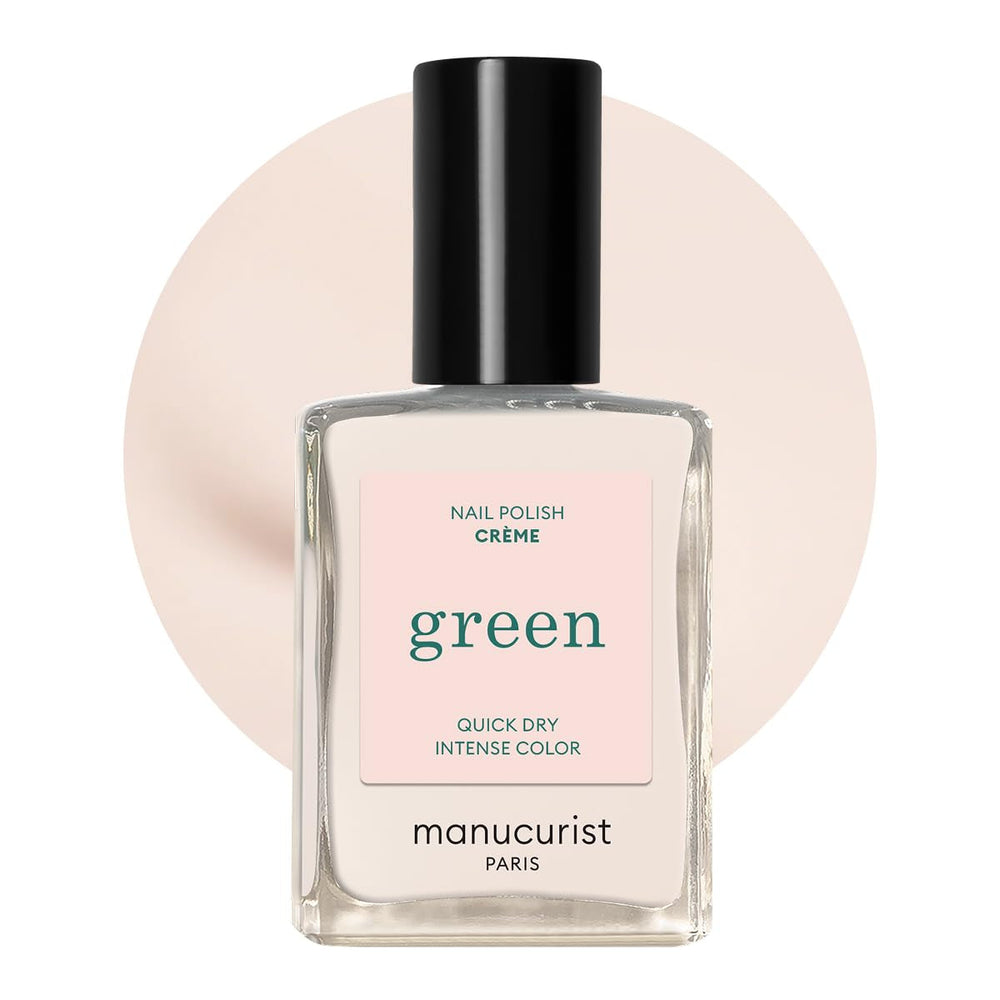 Manucurist Green - Oja Rosy Beige Shell Beige - Oja cu Uscare Rapidă - DIY Nails - Vegană 12-Free - Pe Bază de Plante - Oja - Fabricată în Franța