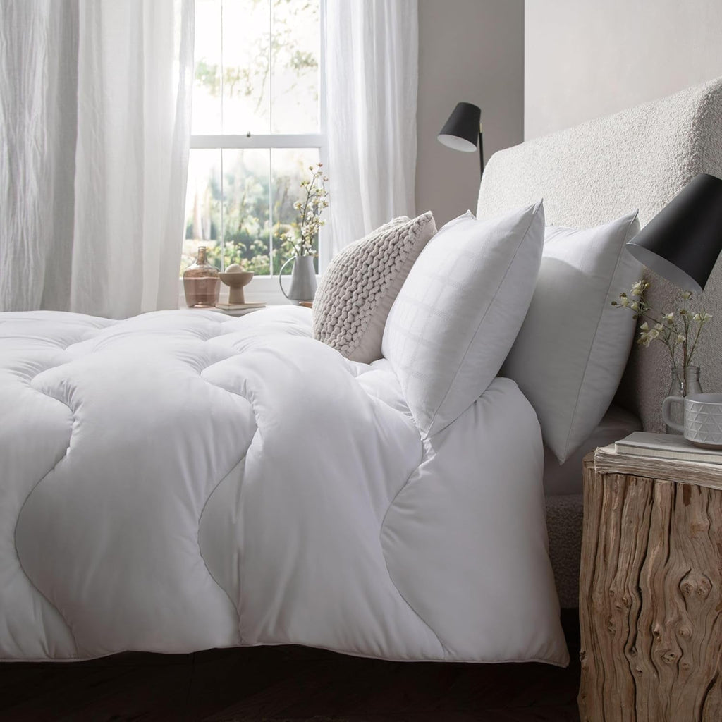 Allergy Defence Duvet, 4.5 Tog, fabricat din materiale reciclate, antialergic și hipoalergenic, pat Super King Size Plapumi si pilote Naty Shop