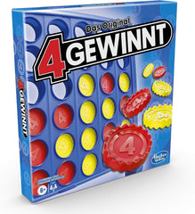 Jeu de stratégie Connect Four, jeu de société à 2 joueurs, plaisir sans fin avec les amis et la famille, parfait comme jeu de société et pour s'amuser multijoueur, cadeau pour les enfants de 6 ans et plus
