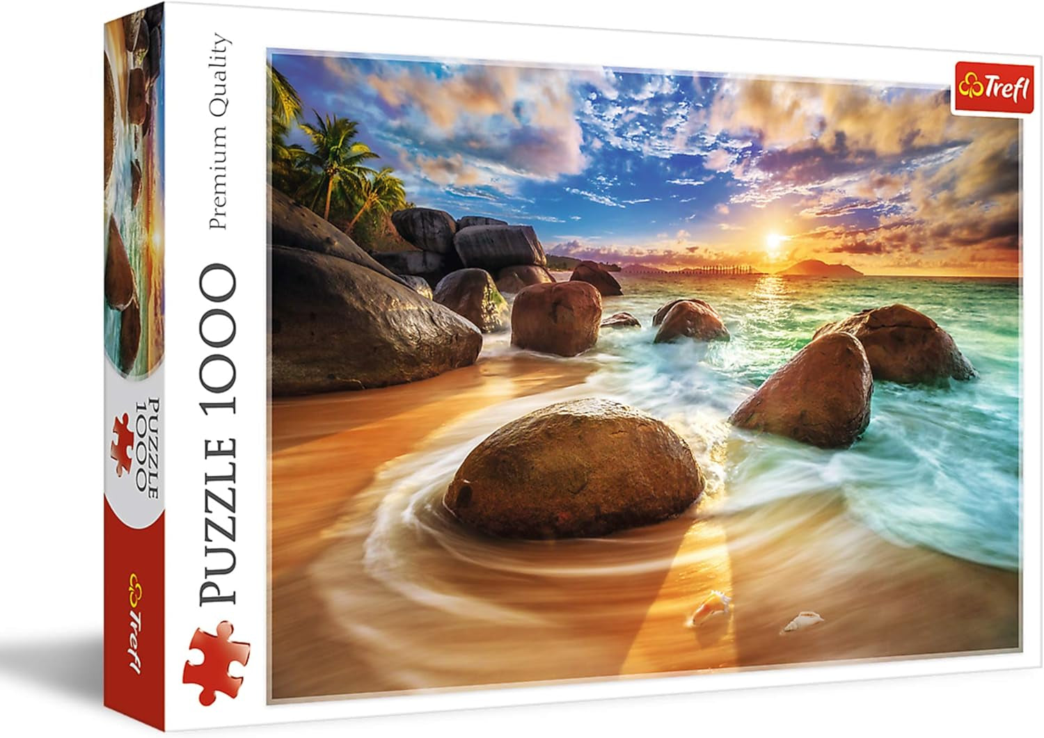Trefl TR10461 Samudra Beach, Inde Puzzle 1000 pièces de qualité supérieure pour adultes et enfants de 12 ans et plus, puzzle coloré Naty Shop Titre par défaut