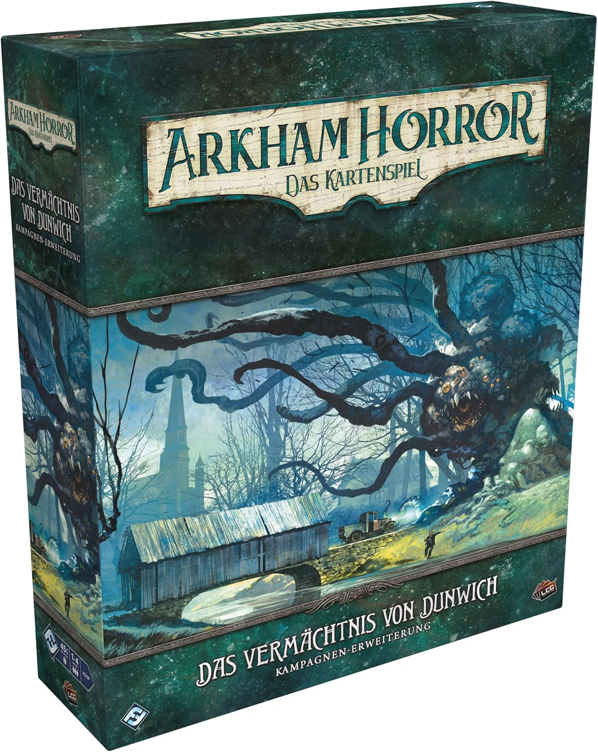 Fantasy Flight Games, Arkham Horror : LCG, jeu de base, jeu expert, jeu de cartes, 1 à 4 joueurs, à partir de 14 ans, 45 minutes et plus, allemand, multicolore, coloré