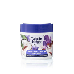 Masque tulipe noire, doux et lisse, 400 ml Naty Shop masque capillaire