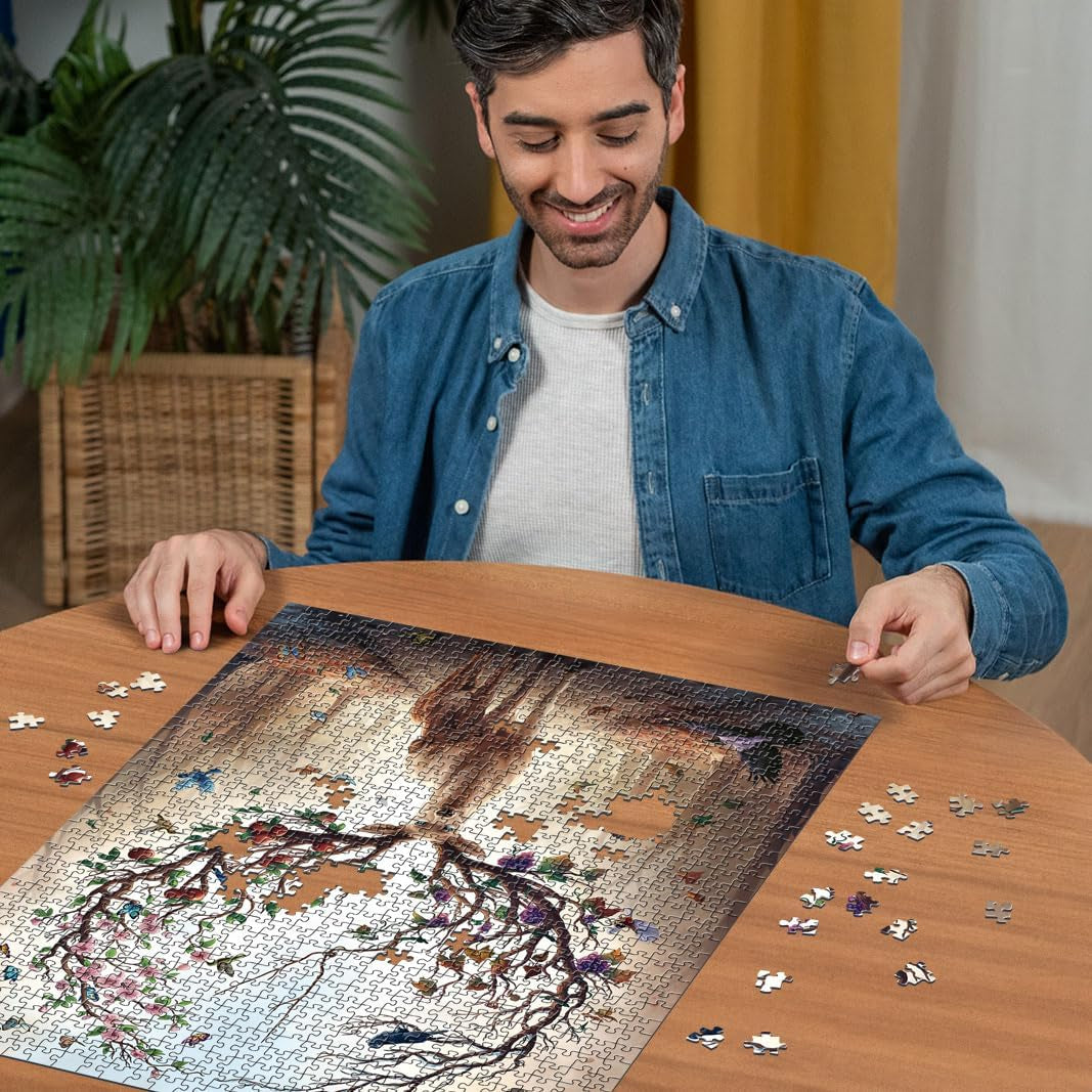 Ravensburger Puzzle 12000459 - Le Cerf Magique - Puzzle 1000 pièces pour adultes et enfants à partir de 14 ans, puzzle cerf Puzzle Naty Shop