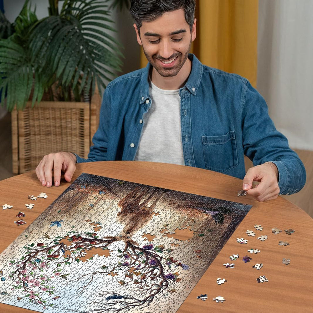 Ravensburger Puzzle 12000459 - Le Cerf Magique - Puzzle 1000 pièces pour adultes et enfants à partir de 14 ans, puzzle cerf Puzzle Naty Shop