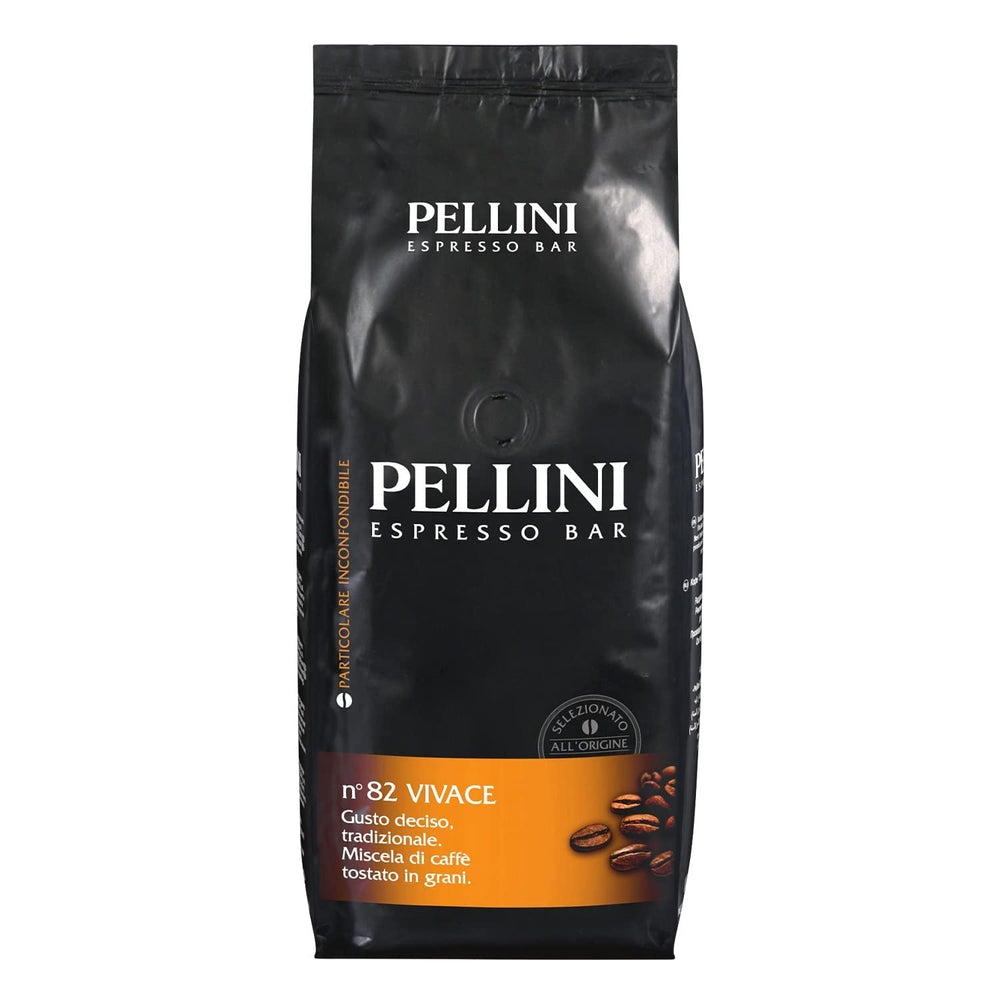 Pellini N.9 Cremoso, grains de café pour expresso 1Kg, mélange de café Arabica et Robusta Naty Shop N. 82 Vivace