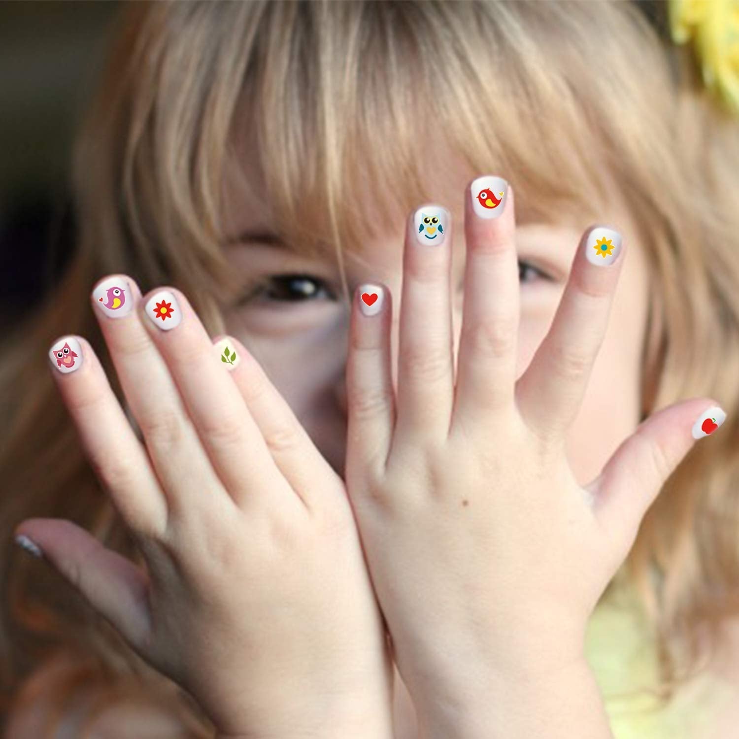 Autocollants pour ongles pour enfants filles, plus de 600 motifs d'animaux, fruits, dinosaures, voitures, fleurs, autocollants 3D pour ongles, fête d'anniversaire, thé, salon de manucure et spa, cadeau