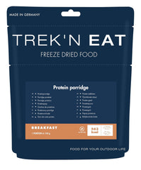Trek'n Eat Protein Porridge – Petit-déjeuner riche en protéines pour l'extérieur | Table lyophilisée pour le camping, la randonnée et les expéditions | Garnissant, rapide à préparer, idéal pour voyager
