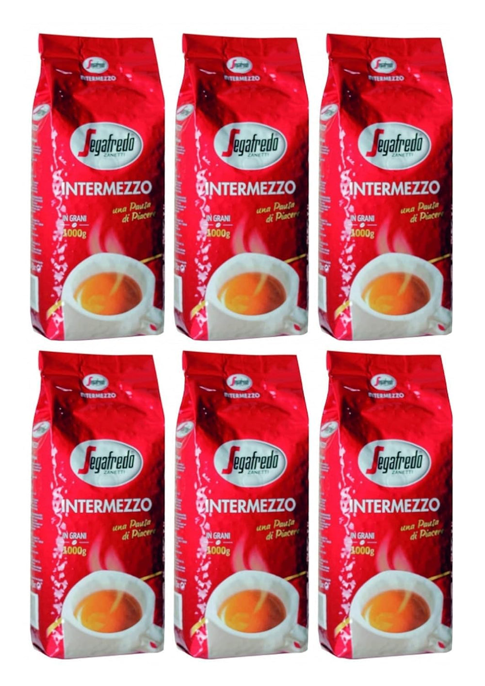 Koffie segafredo intermezzo os 1000gr | Zak a 1000 grammes | 8 pièces