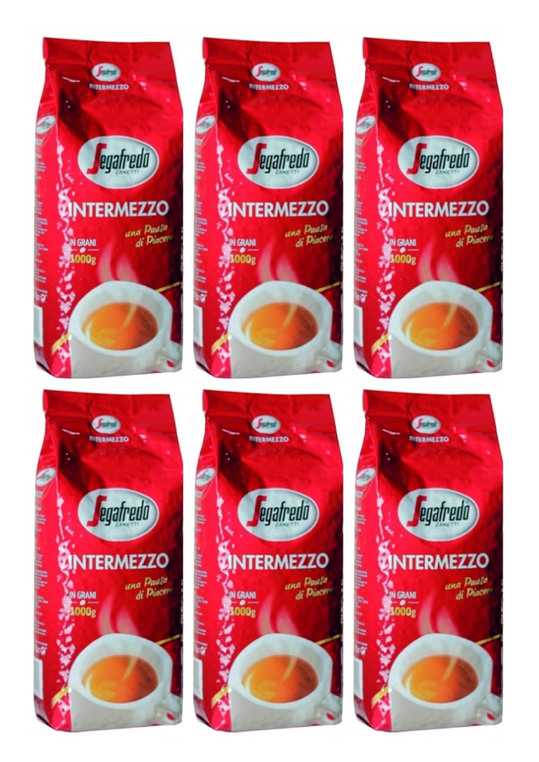 Koffie segafredo intermezzo os 1000gr | Zak a 1000 grammes | 8 pièces
