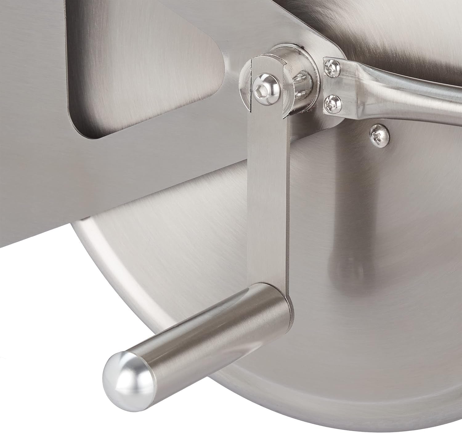 Relaxdays Enrouleur de Tuyau en Acier Inoxydable, Enrouleur de Tuyau Vide, Support au Sol et Mural, pour Tuyau d'arrosage de 40 M, Enrouleur de Tuyau, Argent, 43,5 x 43,5 x 31,5 cm