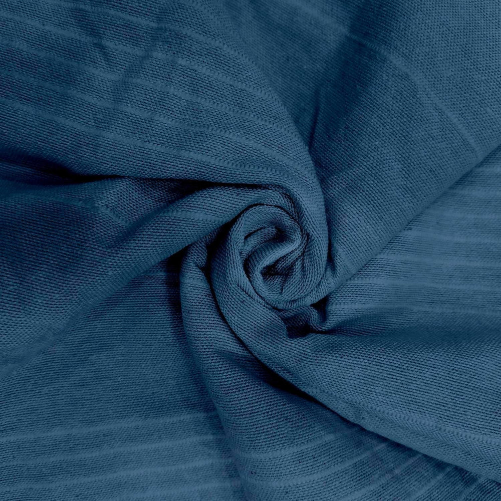 Soleil D'Ocre Adele, Acoperire Zigzag, Aruncată de pe canapea, Polycoton, Albastru, 220 X 240 Cm Plapumi si pilote Naty Shop