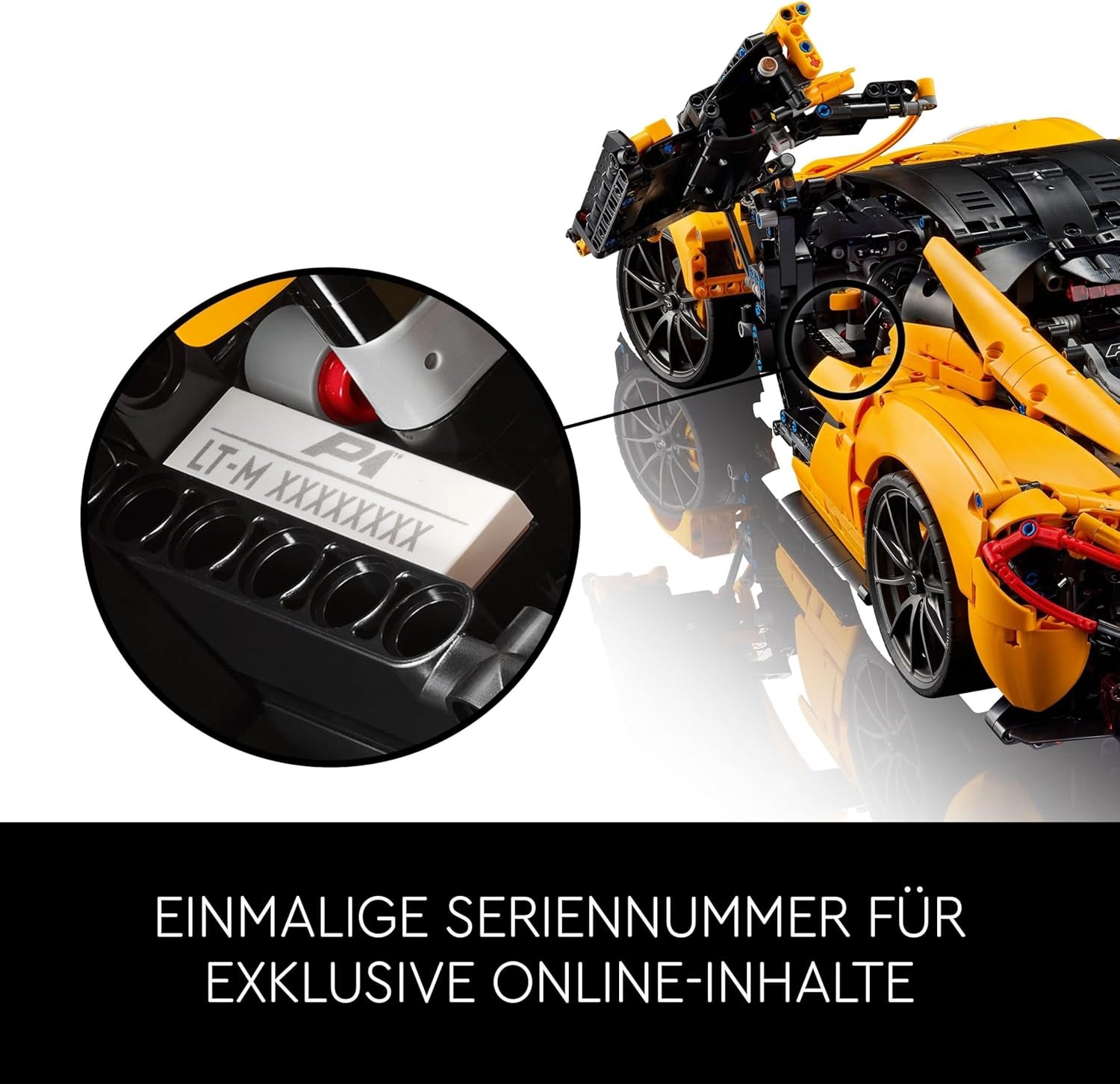 LEGO Technic Mclaren P1 Super ensemble de voiture de sport pour adultes fans de voiture cadeau moteur à piston V8 échelle de transmission à 7 vitesses modèle de voiture jouet ensemble de voiture 42172 ensembles de construction Besuche den LEGO-Store