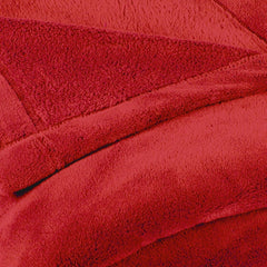 Couverture moelleuse Celinatex XXL 220 X 240 Cm couverture de canapé rouge couverture chaude polaire microfibre douce Oeko-Tex Montréal Lits et Couvertures Besuche den CelinaTex-Store