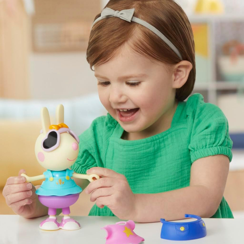 Peppa Pig Luisa Spoon – Figurine à habiller amusante, poupée fille de 15 cm avec accessoires et vêtements, ensemble de jouets interactifs pour les tout-petits à partir de 3 ans