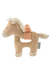 Sunny Horse Sterntaler Catch Toy - Jouet de motricité pour hochet, toucher et jouer - Jouet mignon pour bébés et enfants avec hochet comme ami fidèle - Jouet pour bébé en tissu doux, beige clair Bebe Naty Shop Toys Titre par défaut