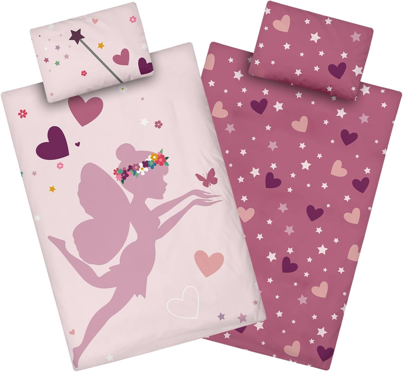 Linge de lit Aminata Kids, fées et lutins, 100 X 135 cm Linge de lit - enfant Naty Shop Default Title