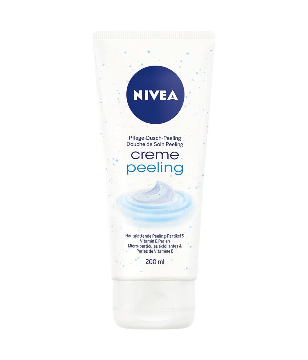 NIVEA Creme Peeling, gommage corporel nourrissant aux fines particules et à la vitamine E, 200 ml Douche et bain Naty Shop 200 grammes