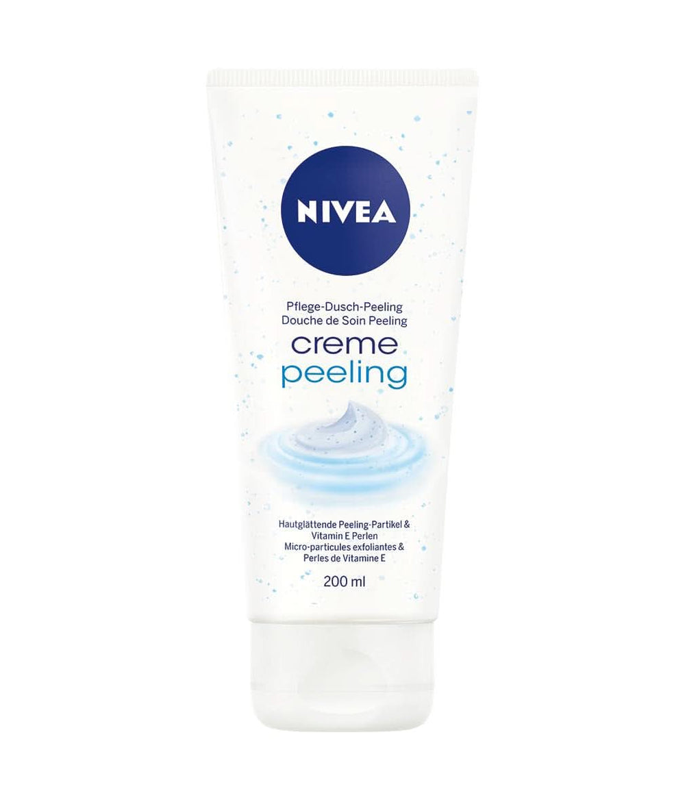 NIVEA Creme Peeling, gommage corporel nourrissant aux fines particules et à la vitamine E, 200 ml Douche et bain Naty Shop 200 grammes