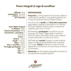 N°20 Penne Régate Integrale Pâté 500 g - Lot de 6