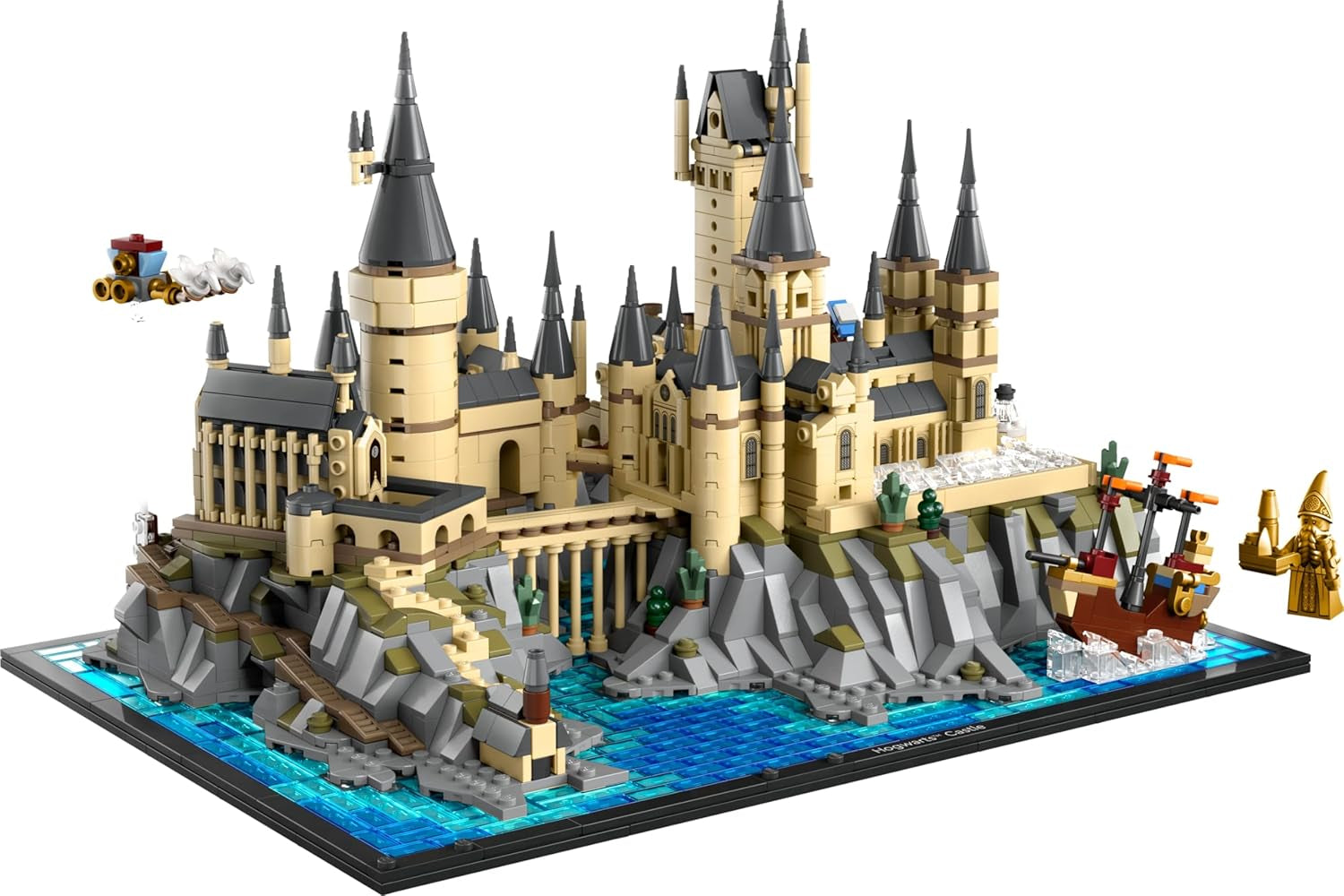 Château de Poudlard LEGO Harry Potter avec ailes de château - ensemble de collection pour adultes comprenant la tour principale et la tour astronomique, la chambre des secrets et une figurine d'architecte - cadeau pour femme - 76419 Jeux de construction Besuche den LEGO-Store