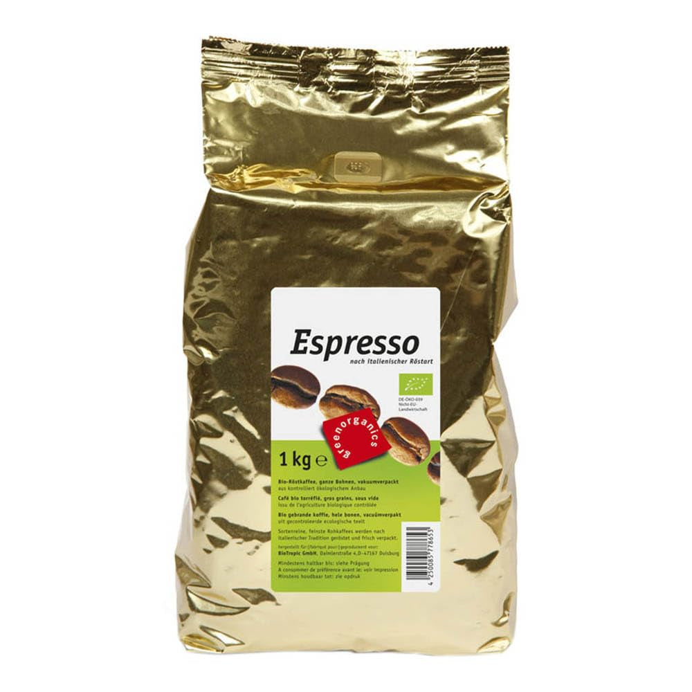 Espresso Green Organics, grains entiers, 1kg (4)