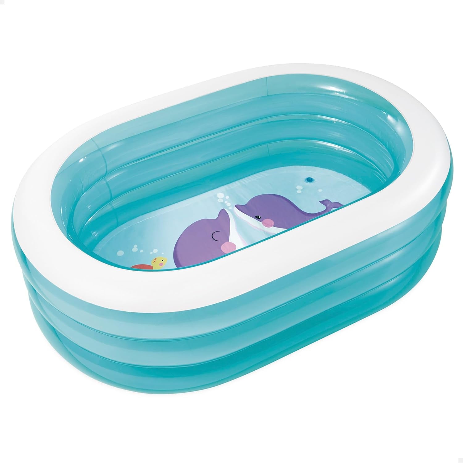 Intex 57482NP - Piscine Ovale Baleine (Modèles Assortis), Bleu, 163 cm L x 107 cm L x 46 cm H