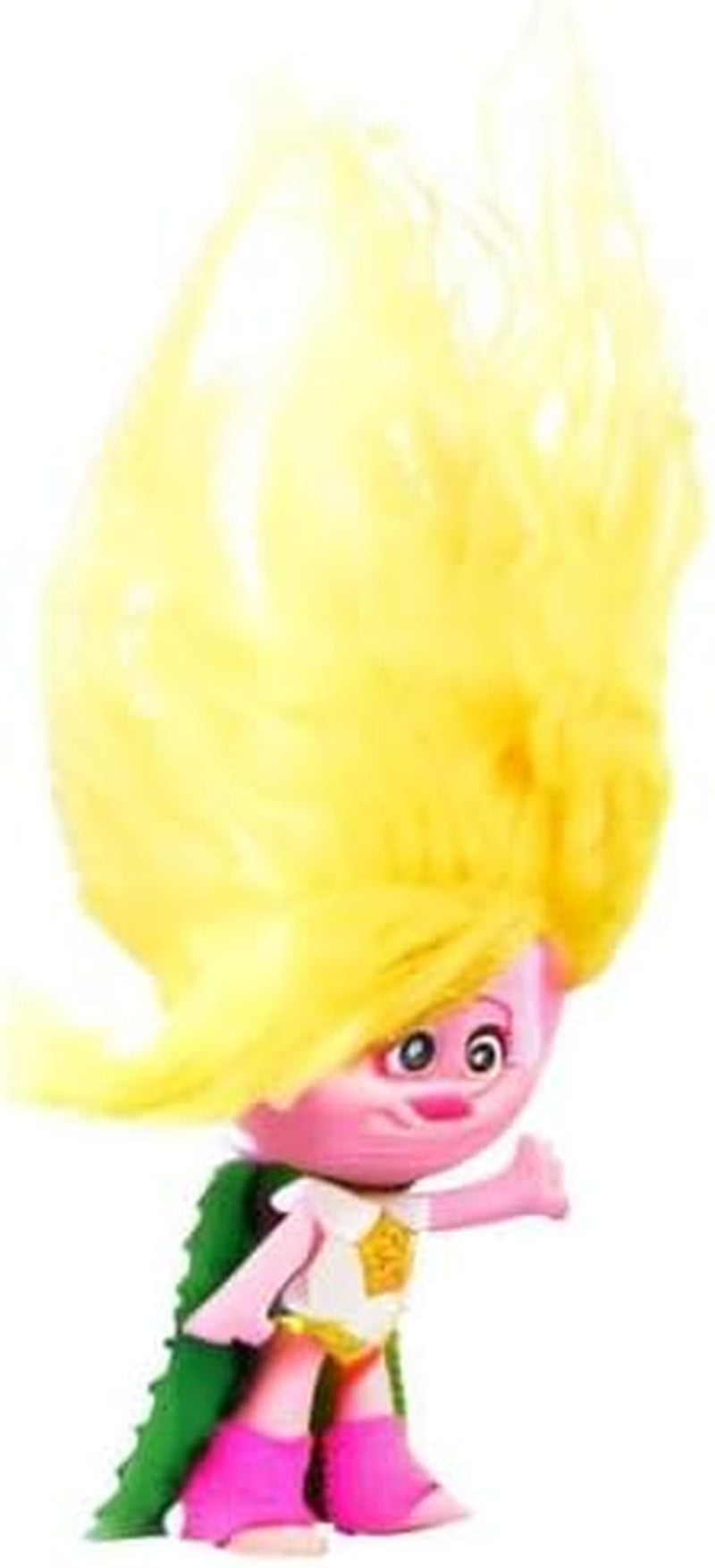 Mattel DREAMWORKS TROLLS Together Strong - Queen Poppy, Viva, Branch, Guy Diamond avec Tiny Diamond avec cheveux en peluche et 5 articulations, pour 3 ans et plus, HNF07 Naty Shop Dolls