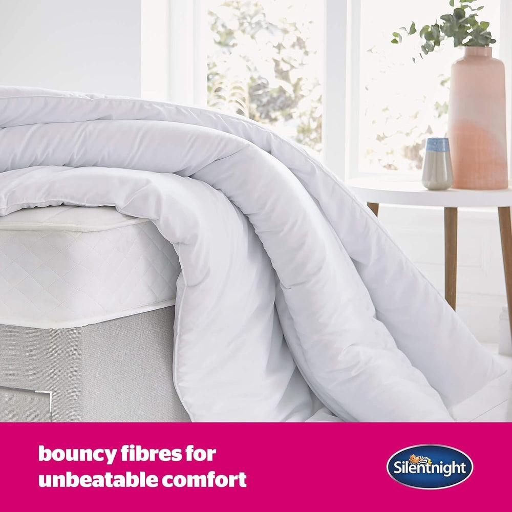 Couette Silentnight "Ultrabounce", microfibre, blanc, lit simple Couettes et couettes Naty Shop