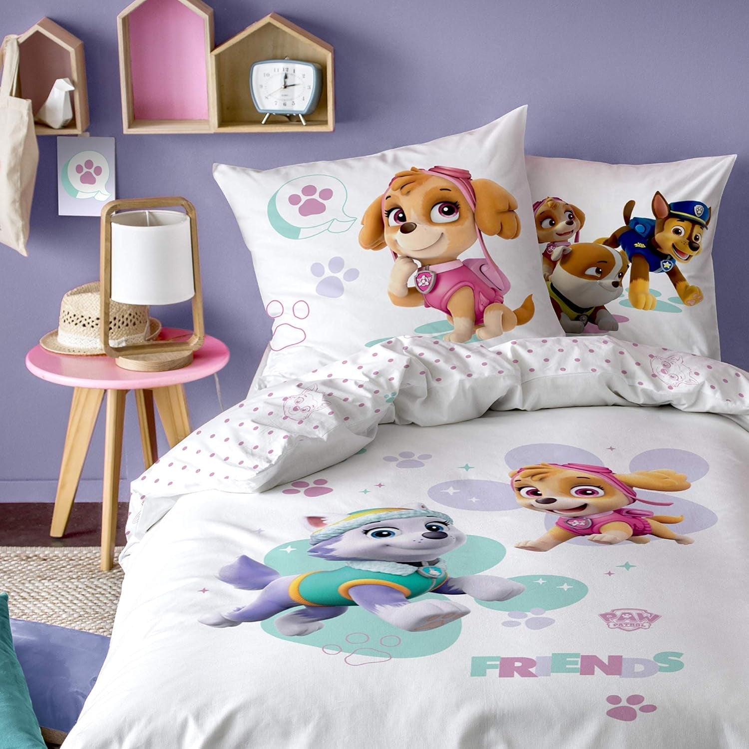 Literie Paw Patrol, 2 pièces, pour filles Literie - enfants Naty Shop Default Title