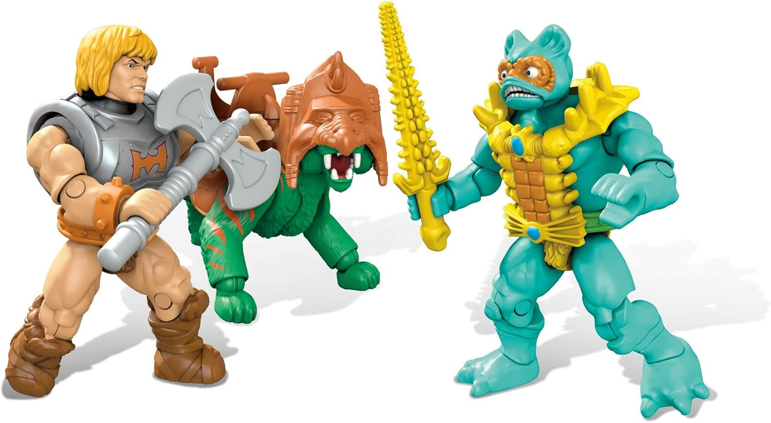 MEGA Construx GPH23 - Probuilder Masters of The Universe Classic Roton Assault, enthält Zwei Mikro-Actionfiguren zum Sammeln, Spielzeug ab 8 Jahren