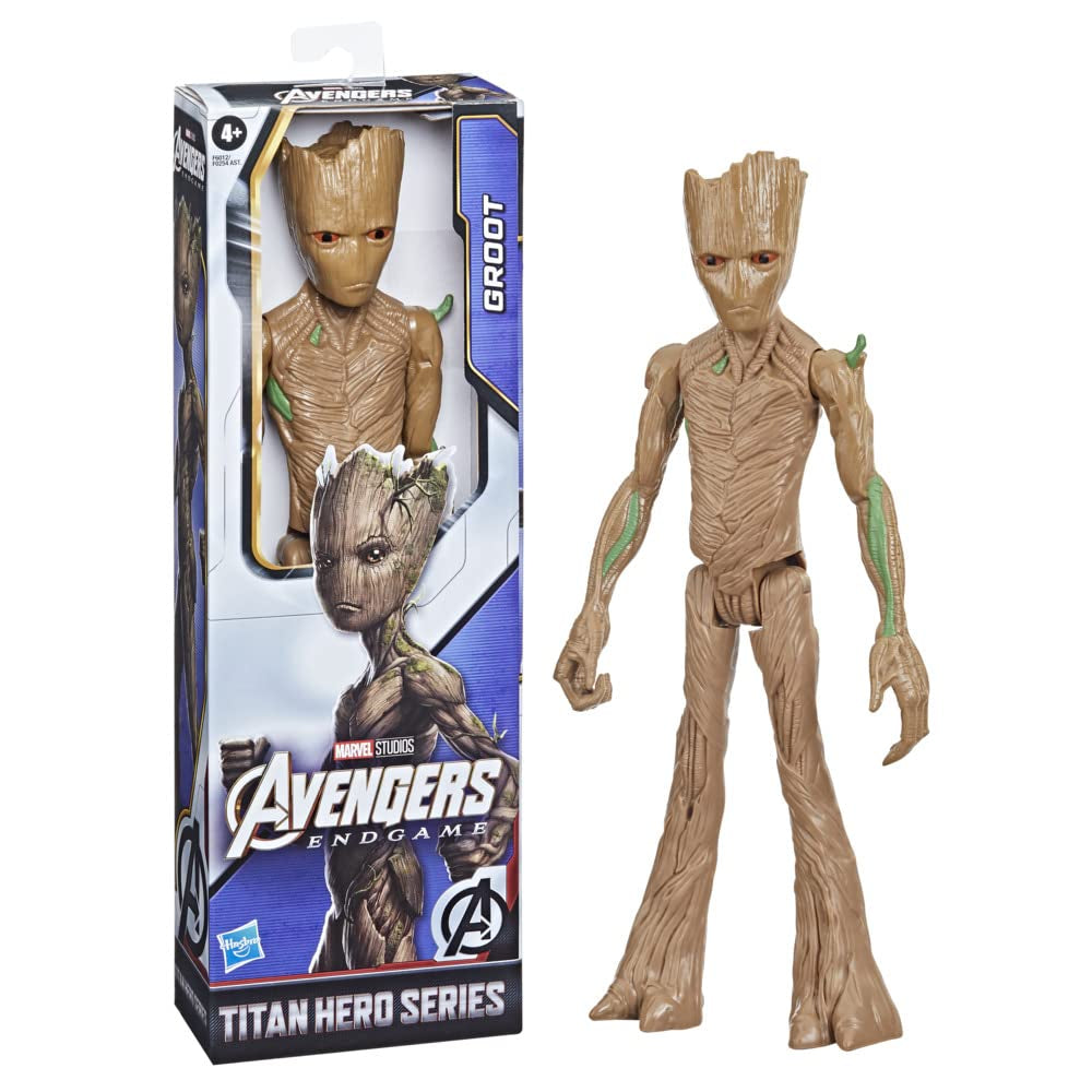 Hasbro Marvel Avengers Titan Hero Series Groot, grande figurine de 30 cm pour Avengers : Endgame, jouet Marvel pour enfants de plus de 4 ans figurines d'action Naty Shop Groot