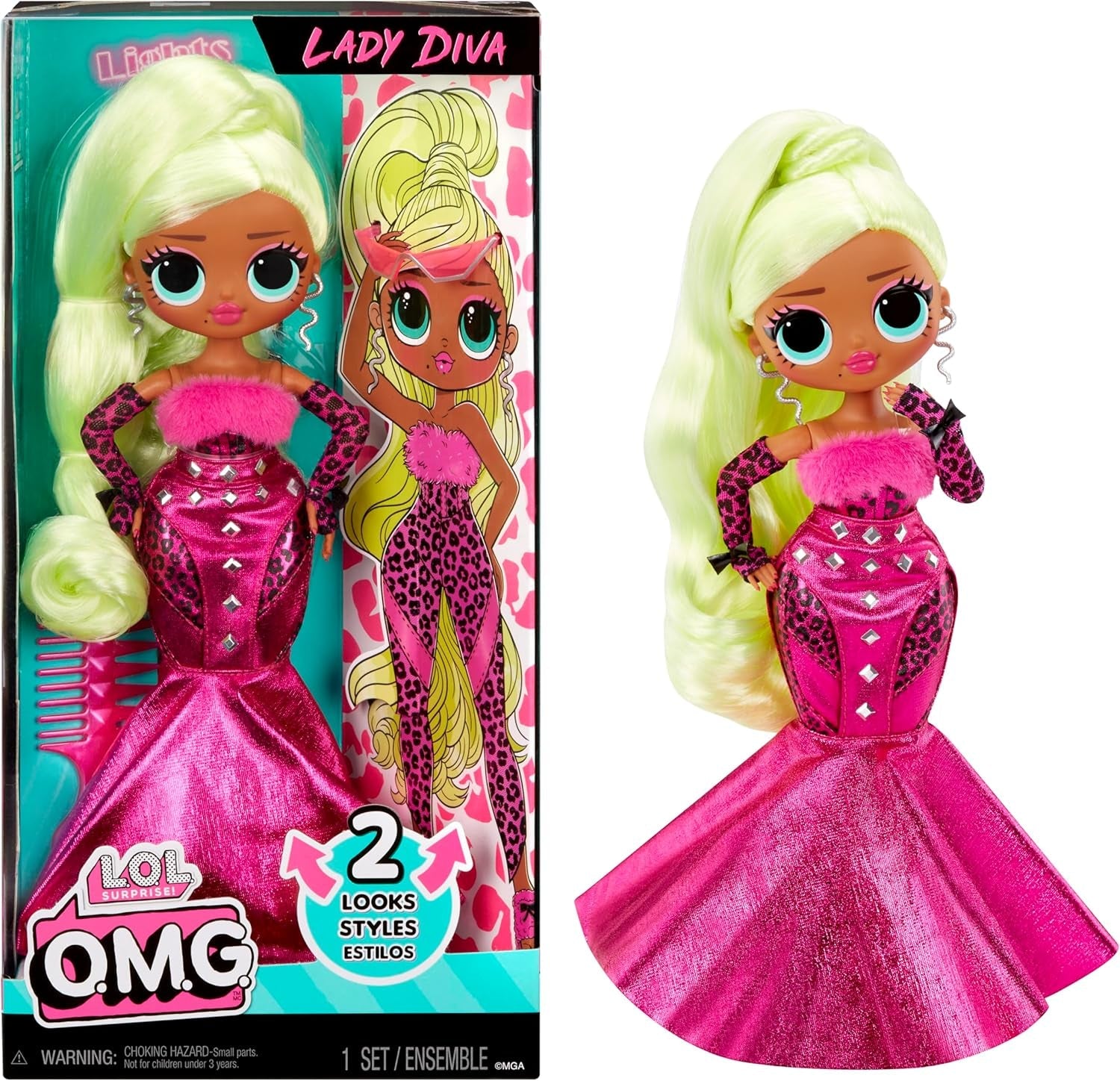 L.O.L. Surprise! OMG Modepuppe - Swag - Mit Zahlreichen Überraschungen, Einschließlich Wandelbarer Mode und Fabelhaften Accessoires - Toll für Kinder ab 4 Jahren, Rosa