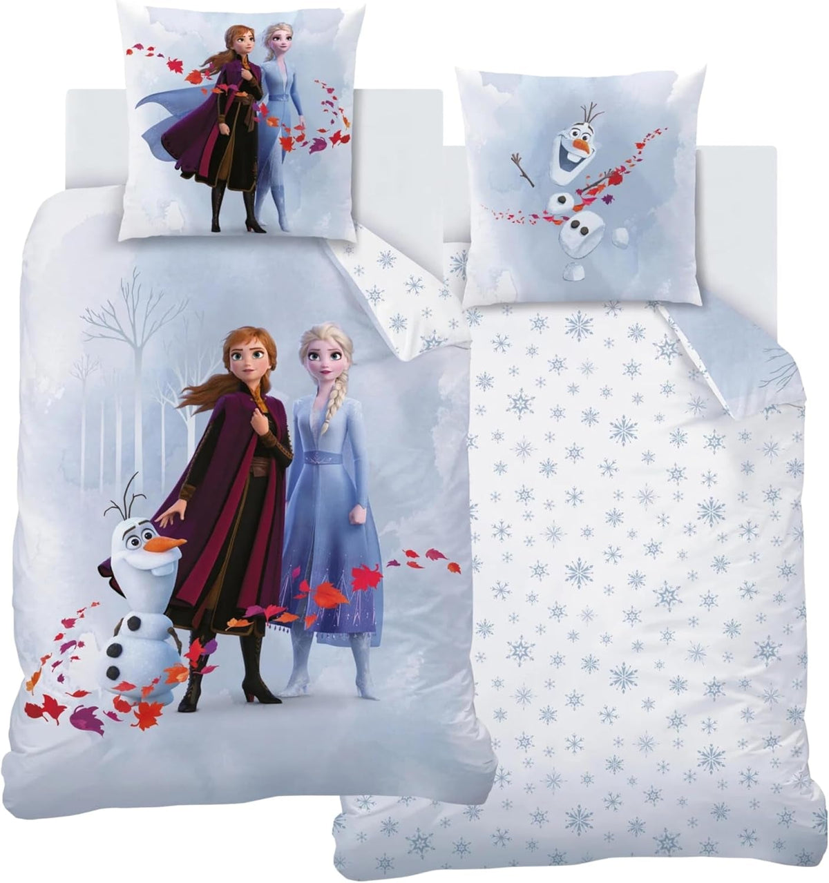 Literie enfant, divers personnages de dessins animés, 100% coton Literie - enfant Naty Shop La Reine des Neiges
