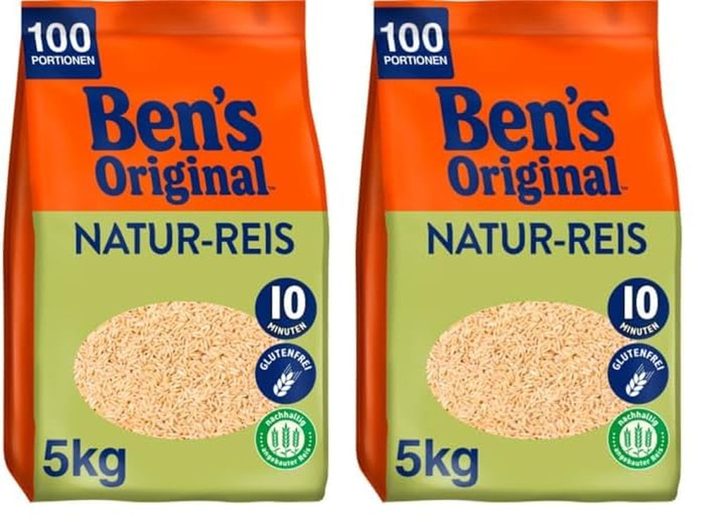Riz naturel BEN'S ORIGINAL™ en sachet, 9 x 500 g