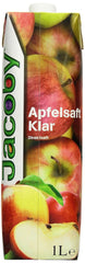 Jus de pomme 100% clair Jacoby, 6 x 1 litre Boissons sans alcool Naty Shop