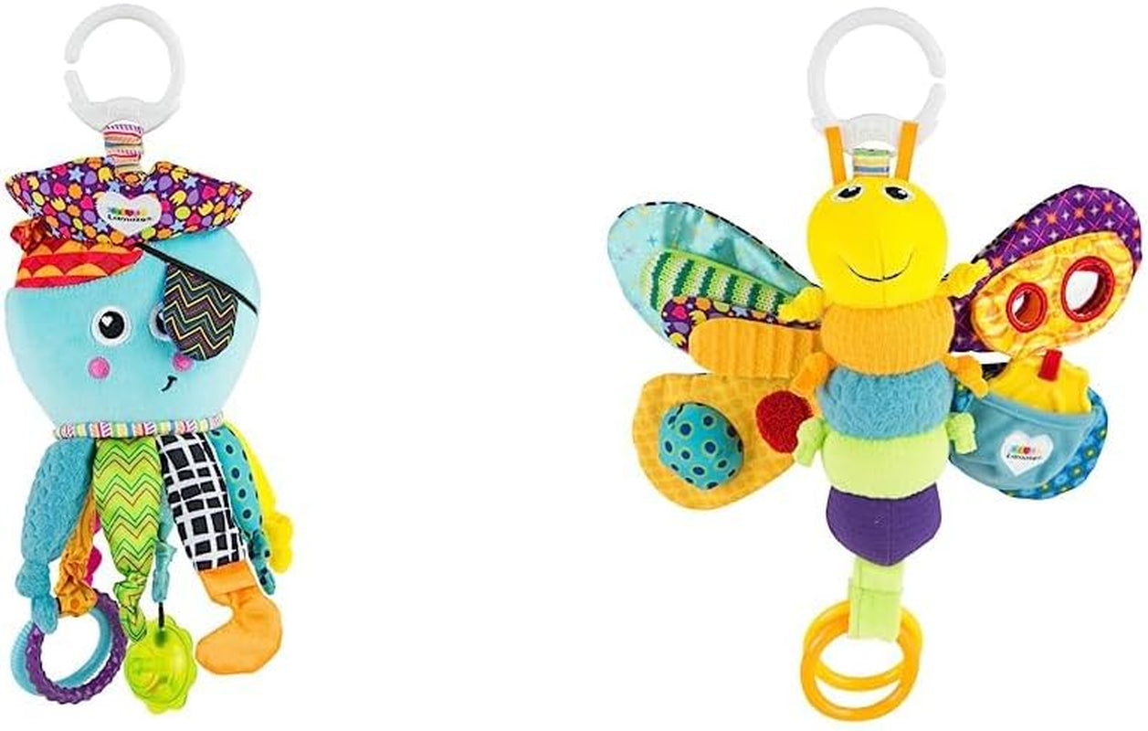 Jouet Lamaze pour bébés Captain Calamari la pieuvre pirate Clip & Go - jouet de haute qualité pour les tout-petits - à partir de 0 mois & Freddie la luciole Clip & Go - jouet de haute qualité pour les tout-petits Bebe Naty Shop Toys Titre par défaut