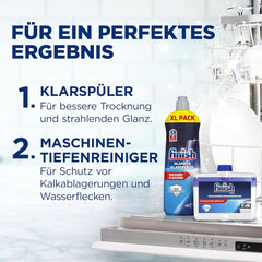 Détergent en poudre Finish Classic - Détergent pour lave-vaisselle sans phosphate - 6,5 kg Grand paquet (5 x 1,3 kg) Naty Shop Détergents de cuisine