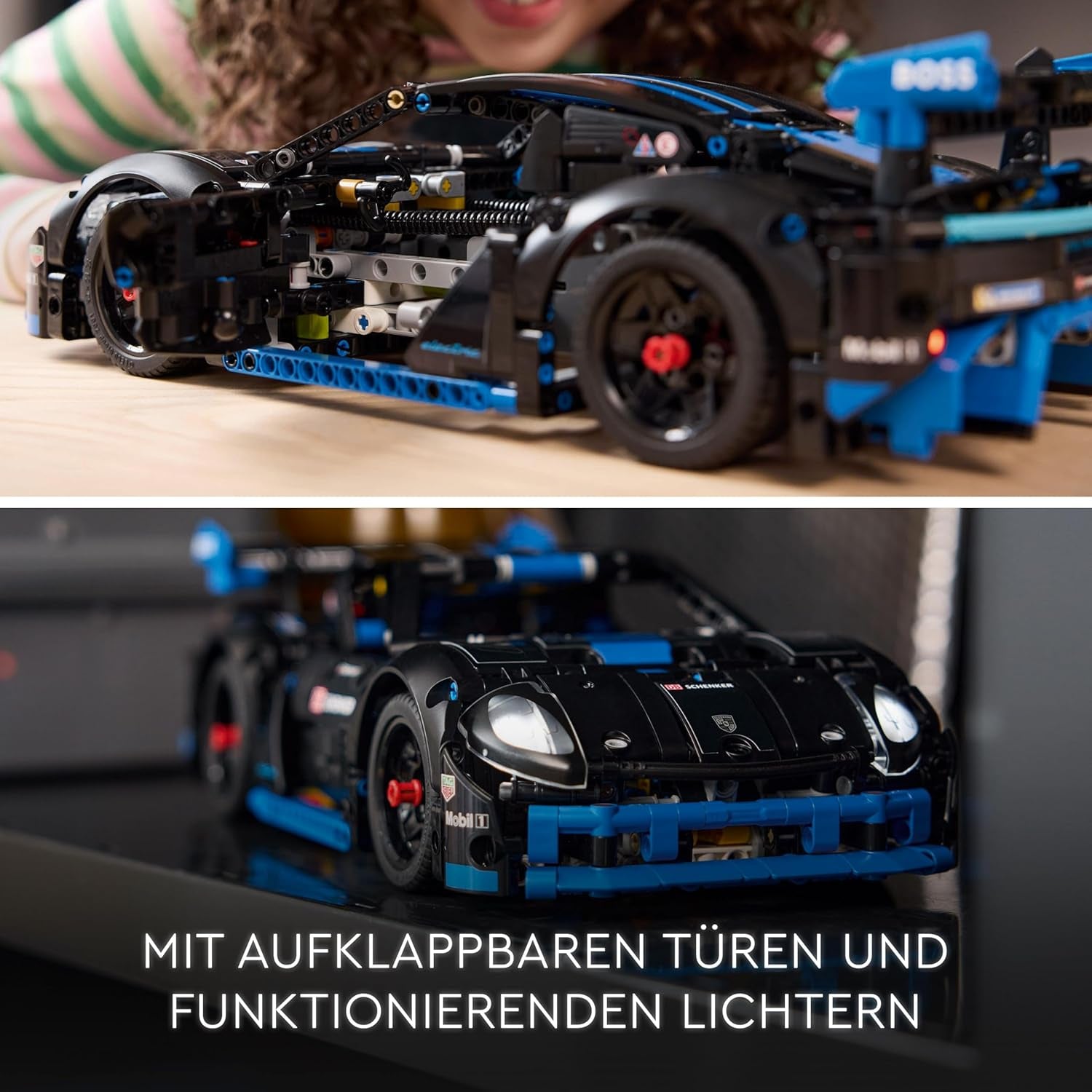 LEGO Technic Porsche GT4 e-Performance Rennwagen, Ferngesteuerter Flitzer, interaktives Modellauto, Geschenk für Kinder, Bauspielzeug ab 10 Jahren 42176