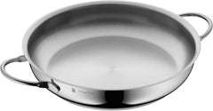 WMF Profi plat de service/rôtissage 28 cm induction, poêle en acier inoxydable Cromargan, casseroles et poêles découvertes Naty Shop 28Cm