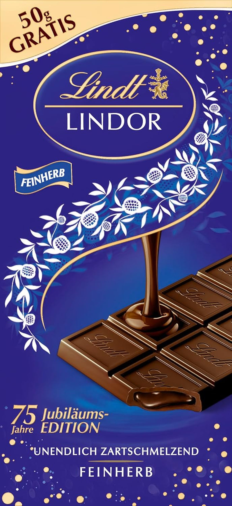 Chocolat Lindt | Sachets LINDOR pour cheesecake | 137g | 10 boules de chocolat au lait fourrées au cheesecake fondant | Cadeau chocolat