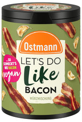 Ostmann Gewürze - Faisons comme du bacon | Bacon-Geschmack pour produits à base de viande non comestibles | Gewürzsalz pour tofu et plats végétariens/végétaliens | 80 g dans une barre de recyclage Metalldose