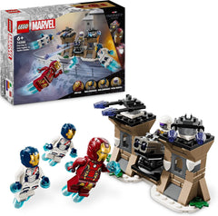 LEGO Marvel Iron Man et Iron Legion contre. Hydra Soldier, jouet de construction Avengers, ensemble de jeu créatif pour enfants et fans de super-héros, cadeau pour garçons et filles de 6 ans 76288 Ensembles de construction Besuche den LEGO-Store Default Title