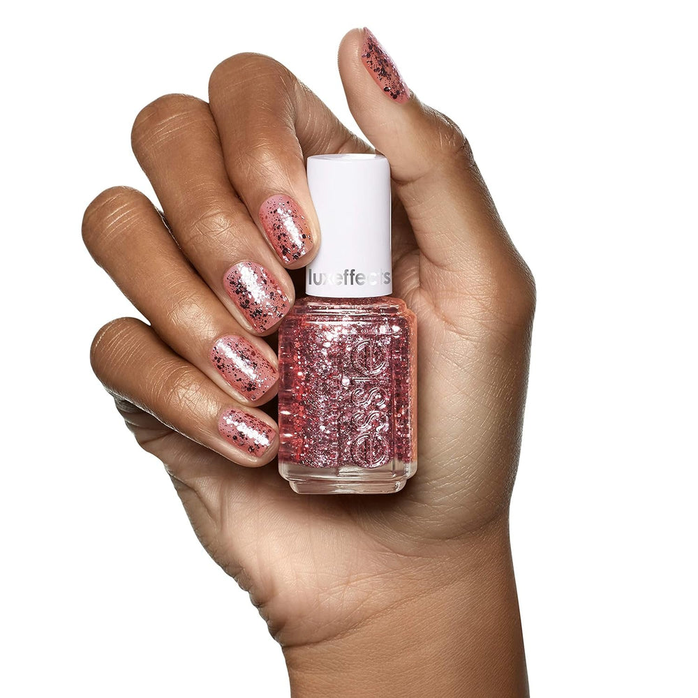 Oja cu sclipici Essie pentru unghii strălucitoare, nr. 275 a cut above, sclipici/roz, 13,5 ml
