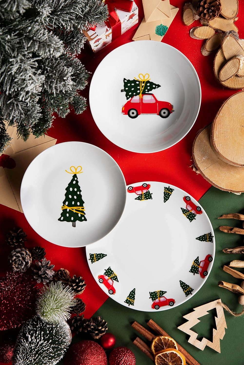 Excelsa Prêt pour Noël Tellerservice, 18 pièces