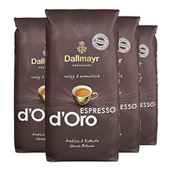 Espresso d'Oro en grains entiers 4x 1000g (4000g) - café fortement aromatisé