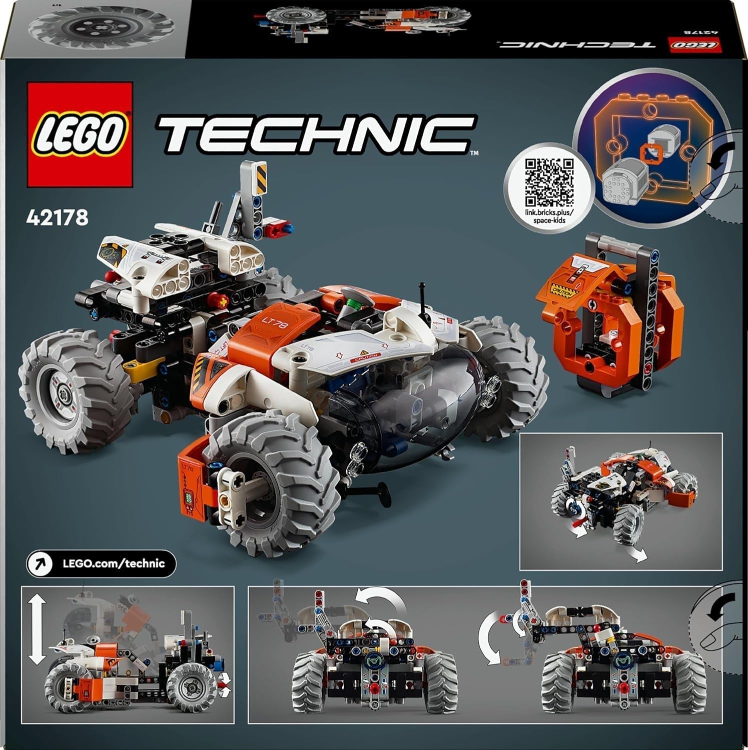 Véhicule de transport spatial LEGO Technic LT78, ensemble de construction spatiale pour voyages d'exploration et aventures spatiales, expérience de jeu imaginative pour garçons et filles, cadeau pour les enfants de plus de 8 ans 42178 Ensembles de construction Besuche den LEGO-Store